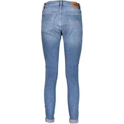 Tommy Hilfiger Azzurro Cotton Women's Skinny Jeans