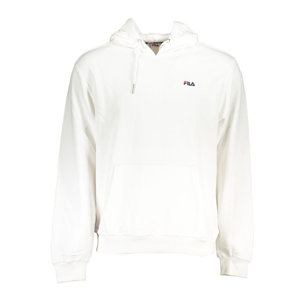 Fila White Cotton Men's Hoodie