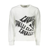 Cavalli Class Bianco Cotton Men Sweatshirt