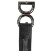 Dolce & Gabbana Black Polyester Logo Print DG Buckle Belt