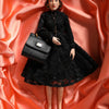 Dolce & Gabbana Black Dress Ceramic Porcelain Fashion Leather Sicily Dolls