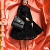Dolce & Gabbana Black Dress Ceramic Porcelain Fashion Leather Sicily Dolls