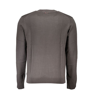 Napapijri Grigio Cotton Men Sweater
