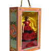 Dolce & Gabbana Red Dress Ceramic Porcelain Fashion Box Leather Sicily Dolls