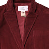 GF Ferre Maroon Corduroy Regular Fit Men Coat Blazer Jacket