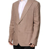 Dolce & Gabbana Beige TAORMINA Single Breasted Coat Blazer