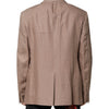 Dolce & Gabbana Beige TAORMINA Single Breasted Coat Blazer