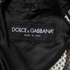 Dolce & Gabbana Black White Patterned Men Suit Coat Blazer