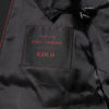 Dolce & Gabbana Black GOLD Single Breasted Suit Coat Blazer