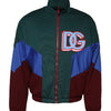 Dolce & Gabbana Multicolor Cotton Logo Full Zip Jacket