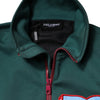 Dolce & Gabbana Multicolor Cotton Logo Full Zip Jacket