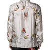 Dolce & Gabbana Multicolor Silk Printed Button Down Shirt