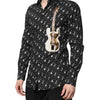 Dolce & Gabbana Black GOLD Instrument Embellished Shirt