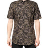 Dolce & Gabbana Multicolor Camouflage Button Down GOLD Shirt