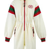 Gucci Cream Polyester Hooded Logo Sweatsuit