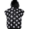 Dolce & Gabbana Black DG Cotton Hooded Sleeveless Sweater