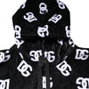 Dolce & Gabbana Black DG Cotton Hooded Sleeveless Sweater