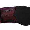 Dolce & Gabbana Purple Jacquard Loafers Dress Formal Shoes