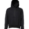 Dolce & Gabbana Black Cotton Logo Hooded Sweatshirt Sweater