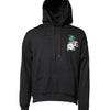Dolce & Gabbana Black Embroidery Hooded Sweatshirt Sweater