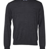 Dolce & Gabbana Gray Wool Logo Knitted Men Pullover Sweater