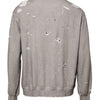 Dolce & Gabbana Gray Logo Print Crew Neck Pullover Sweater