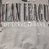 Dolce & Gabbana Gray Logo Print Crew Neck Pullover Sweater