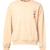 Dolce & Gabbana Beige Cherry Print Crew Neck Pullover Sweater