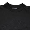 Dolce & Gabbana Black Embroidered Crew Neck Pullover Sweater