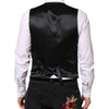 Dolce & Gabbana Black Wool Waistcoat Dress Formal Vest