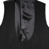 Dolce & Gabbana Black Wool Waistcoat Dress Formal Vest