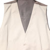 Dolce & Gabbana Beige Gray Dress Men Formal Waistcoat Vest