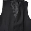 Dolce & Gabbana Black Wool Waistcoat Dress Formal Vest