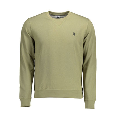 US POLO ASSN. Grünes Baumwoll-Sweatshirt