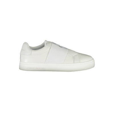 Calvin Klein – Weißer Polyester-Sneaker
