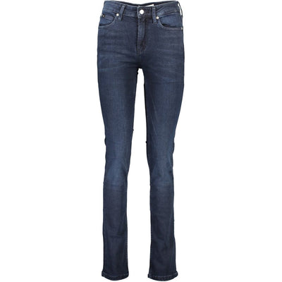 Calvin Klein Blue Cotton Women Jeans