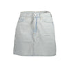 Calvin Klein Light Blue Cotton Women Skirt