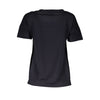 Just Cavalli Schwarzes Polyester-T-Shirt