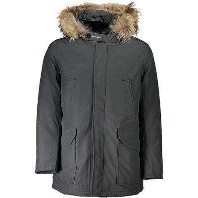 Woolrich Gray Cotton Men's Jacket