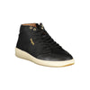 Blauer Black Leather Men Sneaker
