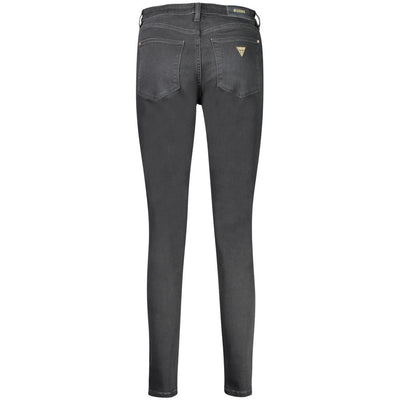 Guess Jeans Nero Cotton Women's Skinny Jean