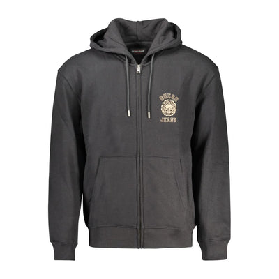 Guess Jeans Black Cotton Men's Sweatshirt