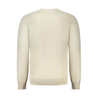 Hugo Boss Beige Cotton Men's Long Sleeve Shirt