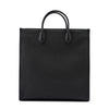 Gucci Black Leather Logo Medium Tote Bag
