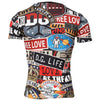 Dolce & Gabbana Multicolor Patchwork Cotton Crew Neck T-shirt