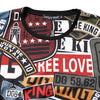 Dolce & Gabbana Multicolor Patchwork Cotton Crew Neck T-shirt