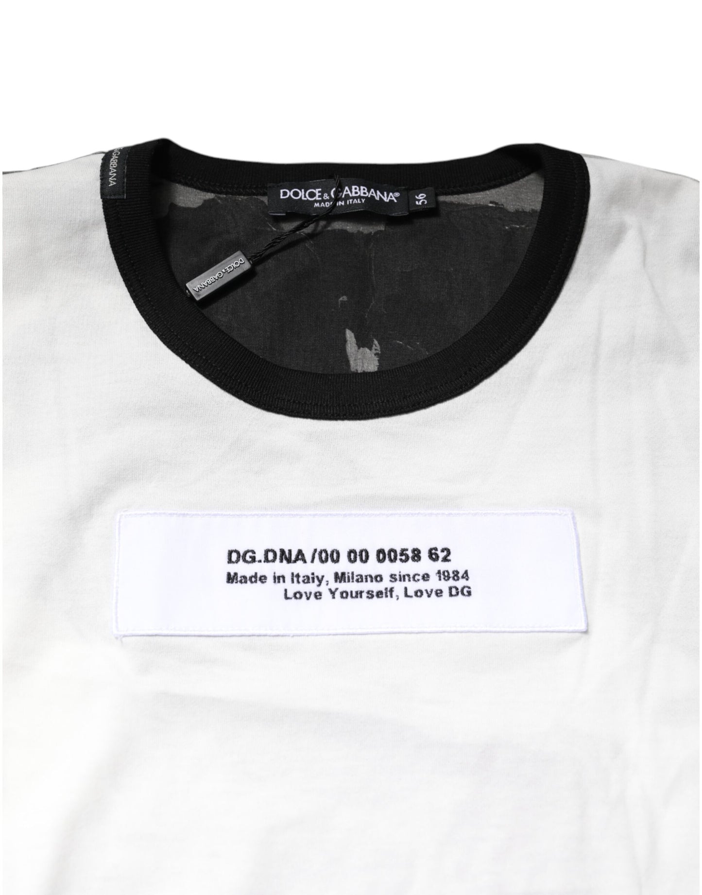 Dolce &amp; Gabbana Mehrfarbiges Camouflage-T-Shirt mit Rundhalsausschnitt