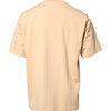 Dolce & Gabbana Beige Cotton Logo Print Crew Neck T-shirt