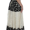 Dolce & Gabbana Floral Lace Ricamo Long Ball Maxi Dress
