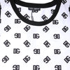 Dolce &amp; Gabbana – Ärmelloses T-Shirt aus weißem Polyester mit DG-Logo